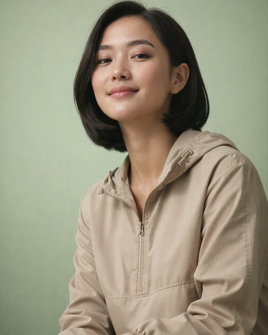 Woman comparing color swatches in Philadelphia 1